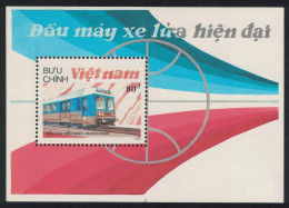 Vietnam Railway Locomotives MS 1988 MNH SG#MS1273 MI#Block 65 Sc#1900 - Viêt-Nam