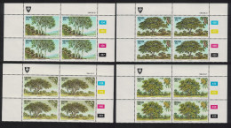 Venda Indigenous Trees 3rd Series 4v Blocks Of 4 1984 MNH SG#95-98 - Venda