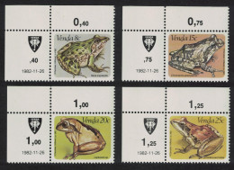 Venda Frogs 4v Corners 1982 MNH SG#67-70 - Venda