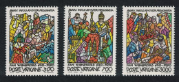 Vatican St Willbrid 3v 1990 MNH SG#951-953 Sc#858-860 - Neufs