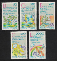 Vatican International Peace Year 5v 1986 MNH SG#846-850 Sc#768-772 - Unused Stamps