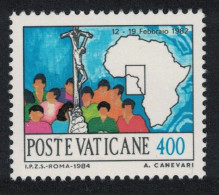 Vatican Crucifix Crowd And Map Of Africa 1984 MNH SG#819 Sc#740 - Unused Stamps