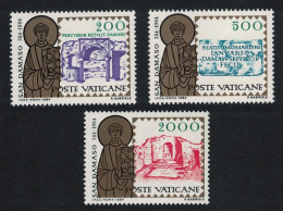 Vatican 1600th Death Anniversary Of Pope St Damasus 3v 1984 MNH SG#826-828 Sc#749-751 - Unused Stamps