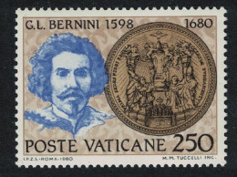 Vatican Bernini Artist And Architect 250L 1980 MNH SG#749 Sc#675 - Nuovi