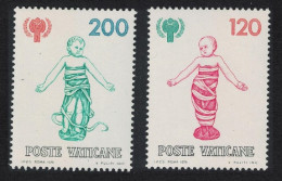 Vatican International Year Of The Child 2v 1979 MNH SG#732-733 Sc#665-666 - Unused Stamps