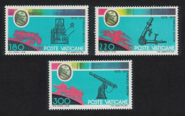 Vatican Astronomy Angelo Secchi Astronomer 3v 1979 MNH SG#719-721 Sc#654-656 - Ongebruikt