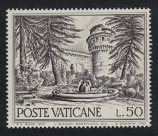 Vatican St John's Tower And Fountain 50L 1976 MNH SG#665 - Ungebraucht