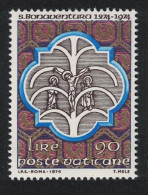 Vatican St Bonaventura 90L 1974 MNH SG#620 Sc#559 - Unused Stamps