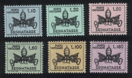 Vatican Postage Due State Arms 6v 1968 MNH SG#D513-D518 Sc#J19-J24 - Unused Stamps