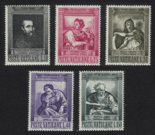 Vatican Michelangelo Paintings In The Sistine Chapel 5v 1964 MNH SG#431-435 - Ungebraucht