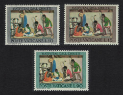 Vatican Christmas Centres 3v 1962 MNH SG#397-399 Sc#353-355 - Nuovi