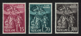 Vatican 15th Death Centenary Of Pope Leo I 3v 1961 MNH SG#343-345 Sc#301-303 - Nuovi