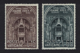 Vatican Roman Diocesan Synod 2v 1960 MNH SG#315-316 Sc#273-274 - Neufs