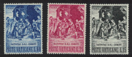 Vatican 'Christ Adored By The Magi' Painting By Raphael Christmas 3v 1959 MNH SG#308-310 Sc#266-268 - Nuovi