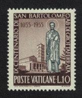 Vatican St Bartholomew The Young 10L 1955 MNH SG#223 - Unused Stamps