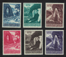 Vatican Apparition Of The Virgin Mary At Lourdes 6v 1958 MNH SG#265-270 Sc#233-238 - Neufs