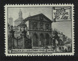 Vatican St Sebastian Basilique 1949 MNH SG#144A MI#154A Sc#127a - Neufs