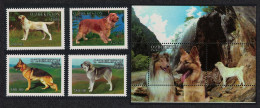 Uzbekistan Dogs 4v+MS 2006 MNH SG#515-MS519 MI#616-619+ Block 40 - Uzbekistan