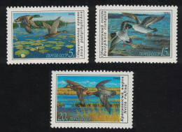 USSR Birds Ducks 3v 2nd Series 1990 MNH SG#6159-6161 MI#6099-6101 - Ongebruikt