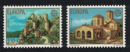 Yugoslavia Monuments Europa 2v 1978 MNH SG#1811-1812 - Altri & Non Classificati