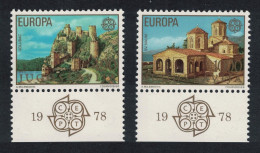 Yugoslavia Monuments Europa 2v Margins 1978 MNH SG#1811-1812 - Autres & Non Classés