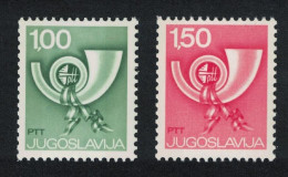 Yugoslavia Posthorn 2v 1977 MNH SG#1566a-1567a MI#1695-1696 - Autres & Non Classés