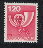 Yugoslavia Posthorn 1.20 Din 1974 MNH SG#1567 MI#1583 - Autres & Non Classés