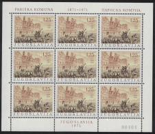 Yugoslavia Centenary Of Paris Commune Sheetlet 1971 MNH SG#1453 - Autres & Non Classés