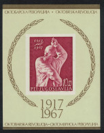 Yugoslavia Lenin 50th Anniversary Of October Revolution MS 1967 MNH SG#MS1303 - Sonstige & Ohne Zuordnung