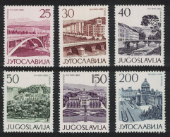 Yugoslavia 20th Anniversary Of Liberation Yugoslav Capitals 6v 1965 MNH SG#1148-1153 - Autres & Non Classés