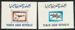 Yemen Olympic Games Tokyo 2 MSs 1964 MNH SG#MS254a Sc#6426-27 - Yemen