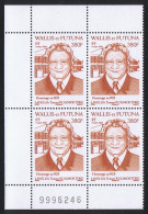 Wallis And Futuna King Tomasi Kulimoetoke Block Of 4 Control Number 2008 MNH SG#936 - Unused Stamps