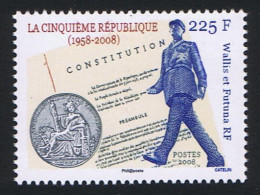 Wallis And Futuna General De Gaulle And Constitution 2008 MNH SG#951 - Neufs