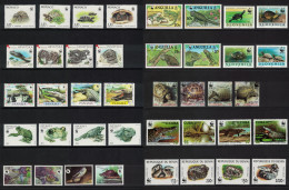 WWF Reptiles And Amphibians Big Collection WWF T4 2000 MNH - Collections (without Album)