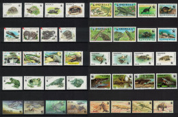 WWF Reptiles And Amphibians Big Collection WWF T1 2000 MNH - Collections (sans Albums)