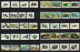 WWF Reptiles And Amphibians Big Collection WWF T2 2000 MNH - Collections (sans Albums)