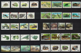 WWF Reptiles And Amphibians Big Collection WWF T3 2000 MNH - Collections (without Album)