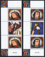 Wallis And Futuna Stained Glasses Strips Of 2+label Number 2008 MNH SG#940-941 - Ongebruikt