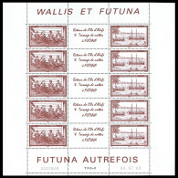 Wallis And Futuna In The Past 2v Full Sheet Type 2 2008 MNH SG#938-939 - Neufs