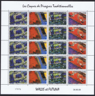 Wallis And Futuna Hulls Of Traditional Canoes 4v Full Sheet 2008 MNH SG#942-945 - Unused Stamps