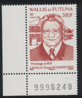 Wallis And Futuna King Tomasi Kulimoetoke Corner Number 2008 MNH SG#936 - Unused Stamps