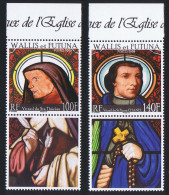 Wallis And Futuna Stained Glasses Of Lano's Church 2v Labels 2008 MNH SG#940-941 - Unused Stamps