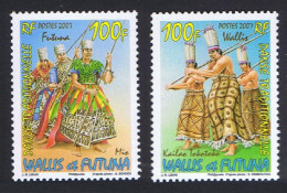 Wallis And Futuna Traditional Dancing 2v 2007 MNH SG#926-927 - Unused Stamps