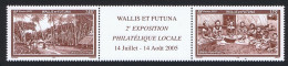 Wallis And Futuna Ancient Wallis Strip Of 2 Stamps Label 2005 MNH SG#878-879 Sc#606 - Nuovi