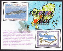 Wallis And Futuna Ship Airplane Flight Over Wallis 1936 MS 2004 MNH SG#MS856 MI#Block 15 Sc#588 - Unused Stamps