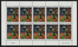 Wallis And Futuna 'Still-life' Gauguin Sheetlet Of 10v 2003 MNH SG#837 Sc#572 - Unused Stamps
