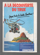 (BD)  Puib CONSTRUX (Fisher-Price) Double Page D'Yves CHALAND    ; BOB ET ROB (CAT7242) - Advertising