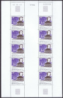 Wallis And Futuna St Pierre Chanel Full Sheet Type 2 2003 MNH SG#830 Sc#569 - Unused Stamps