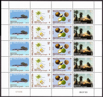 Wallis And Futuna Legends Of The Pacific Full Sheet 2003 MNH SG#832-835 MI#849-852 - Unused Stamps