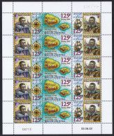 Wallis And Futuna Discovery Of Futuna 3v Full Sheet 2002 MNH SG#804-806 Sc#558 - Unused Stamps